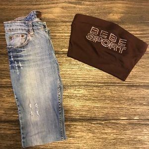 Bebe Sport Tube Top